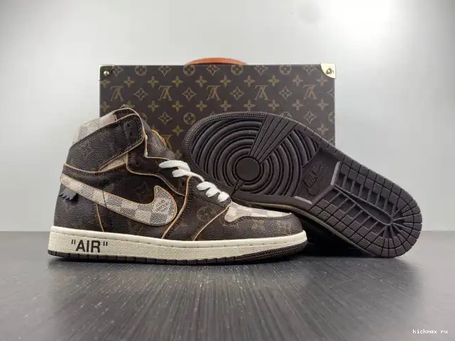 Cheap Kickmax LV Air x Jordan OFF-WHITE 1 0622